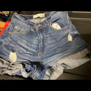 Garage Brand Blue Jean Shorts